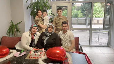 Şehit anneleri ve eşlerine 'Anneler Günü' sürprizi