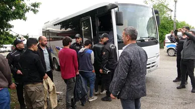 İş yerinde 25 düzensiz göçmen yakalandı