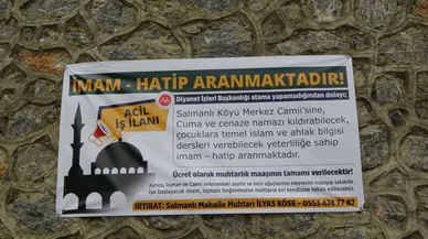 İmam vaadiyle seçim kazanan muhtar, mahalleye ilanla imam arıyor