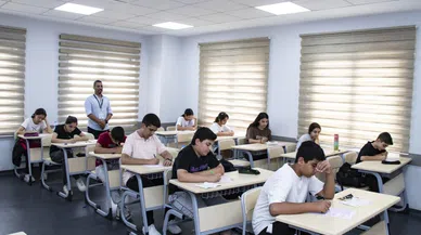 LGS'ye hazırlanan öğrencilere prova sınavı yapıldı