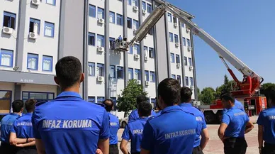 Ceza İnfaz Kurumları’nda yangın ve kurtarma tatbikatı