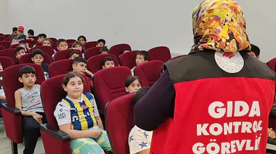Minik öğrenciler ‘Güvenilir Gıda’ eğitimi aldı