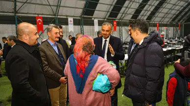 Güngör ve Kirişci, vatandaşların iftar sofrasına misafir oldu