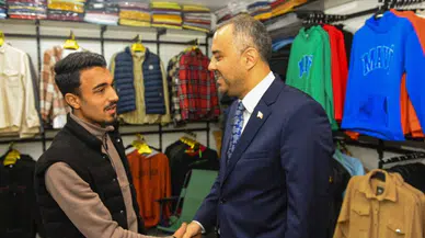 Hanifi Toptaş, Azerbaycan Bulvarı’nda Esnaflarla Buluştu