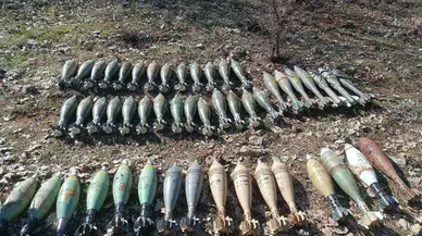 Pençe-Kaplan Operasyonu bölgesinde çok sayıda mühimmat ele geçirildi