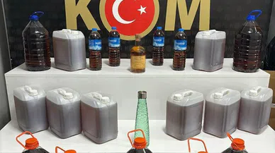 Isparta'da 105 litre sahte alkol ele geçirildi