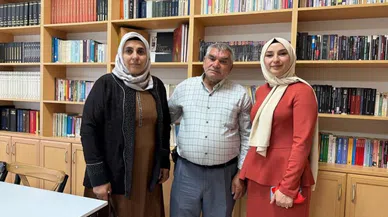 Kütüphane açılışında şehit eşi duygusal anlar yaşandı