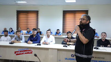 Toplu taşıma sürücülerine narkotik eğitimi