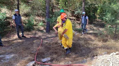 Orman yangını tatbikatı