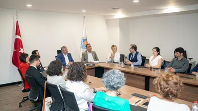 UNDP proje ekibi Mersin'de