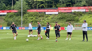 A Milli Takım'da, Portekiz maçı hazırlıkları başladı