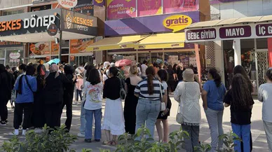 Kahramanmaraş’ta kadınlar indirimi duyunca mağazaya koştu