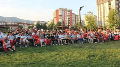 Kahramanmaraş’ta milli maç heyecanı