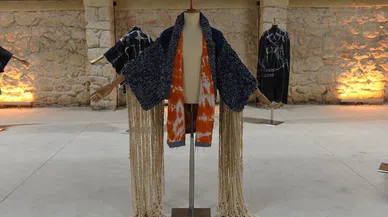 Atık tekstil malzemeleri sanata dönüştü