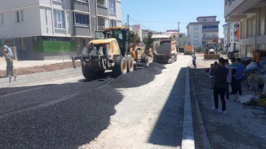 Dulkadiroğlu’ndan Aslanbey Mahallesi’nde Asfalt Çalışması