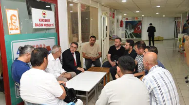 Rektör Karahocagil, Kırşehir Basın Konseyi'nde projelerini anlattı