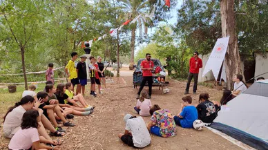 Antalya 'da Doğa kampı ilk misafirlerini ağırladı