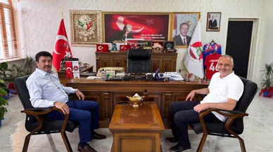 Başkan Gökşen Rektör Sarıbıyık’ı misafir etti