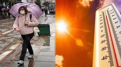 Kuvvetli yağış ve hava sıcaklığına dikkat!