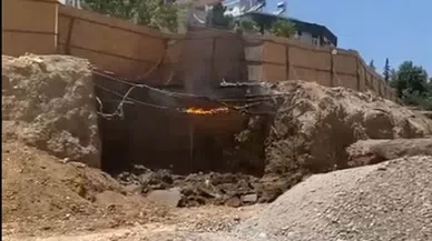 Kahramanmaraş’ta doğalgaz borusu patladı