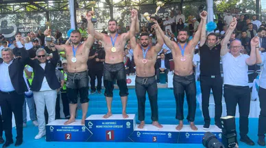 Kemer Belediye pehlivanı Balıkesir’de 3. oldu