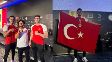 Kozanlı genç bilek güreşinde dünya birincisi oldu