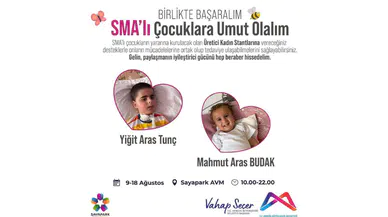 Üretici Kadın Stantları SMA'lı hastalara destek oluyor