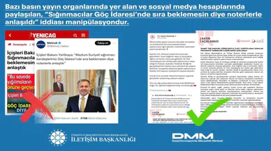 İletişim: Göç İdaresi’nin noterle anlaştığı iddiaları manipülasyon