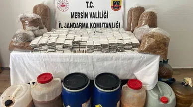 Kaçak tütün, makaron ve sahte içki ele geçirildi