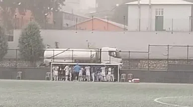 Kahramanmaraşspor ile Kuşadasıspor maçına sağanak yağış engeli