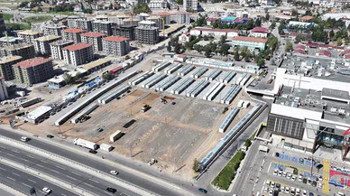 Yeni Geçici Çarşı Hızla Hizmete Hazırlanıyor