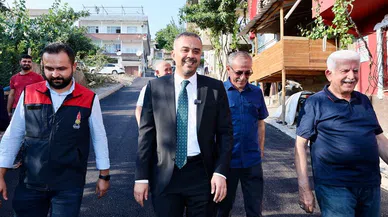 Dumlupınar Mahallesi sakinlerinden Başkan Toptaş’a asfalt teşekkürü