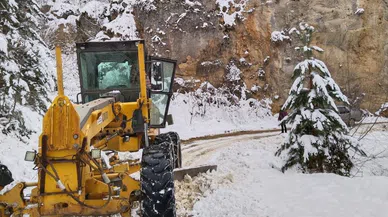 Büyükşehir Kuzey İlçelerde Karla Mücadelesini Sürdürüyor