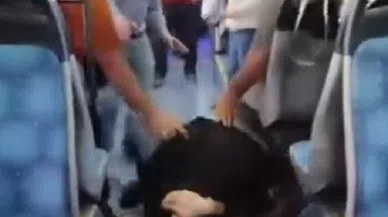 Otobüs İçinde 'Yan Bakma' Kavgası