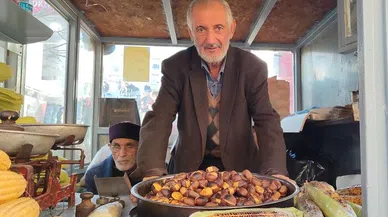 Mısır ve Kestane Satarak 5 Çocuğunu Okuttu