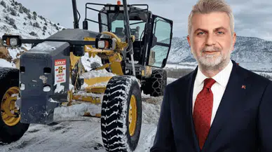 Büyükşehir, Kar Yağışı Sonrası 203 Mahalle Yolunu Ulaşıma Açtı