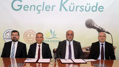 “Gençler Kürsüde” Projesi Protokolü İmzalandı