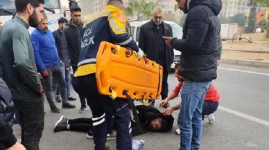 Cip Sürücüsü Önce Yayaya Çarptı, Sonra Refüje Çıktı