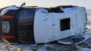 Öğretmen Servisi Devrildi: 12 Yaralı