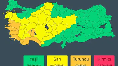 6 ilde 'turuncu uyarı'sı İçişleri'nden geldi