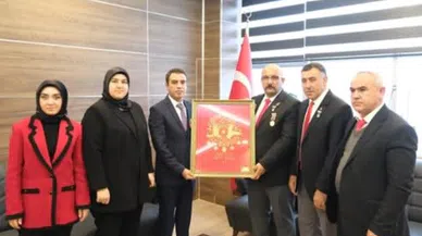 Türkiye Harp Malülü Gaziler Şehit Yakınları Derneği’nden İl Müdürüne Ziyaret