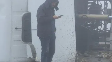 Afşin'de Pancar Yüklü Tır Devrildi