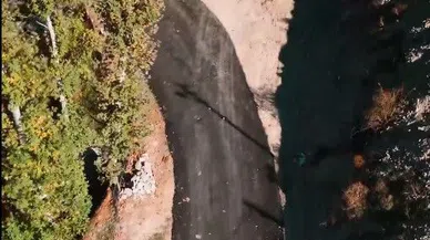 Andırın’da Geben Mahallesi’nde Sıcak Asfalt Çalışmaları Sürüyor
