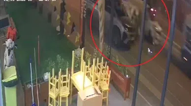 Makas Atan Sürücü Böyle Kaza Yaptı