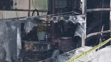 İş yerinde uyuyan genç yanarak hayatını kaybetti