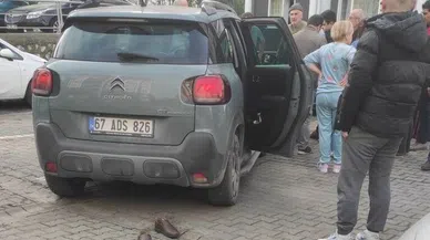 Bir kadın aracıyla kocasını ezdi