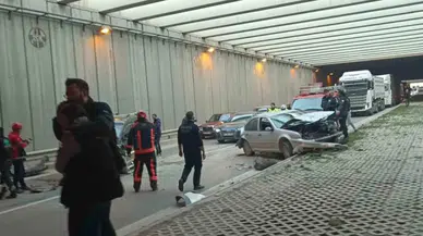 Malatya’da 4 araç birbirine girdi: 7 yaralı