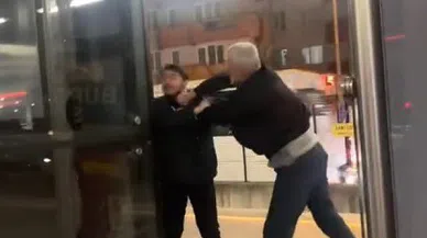 Metro İstasyonu Boks Ringine Döndü