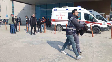 ‘Dur’ ihtarına uymayıp polise çarptı