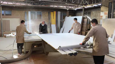 Kahramanmaraş Devlet Hastanesi’nin Mobilyaları Geleceğin Ustalarından